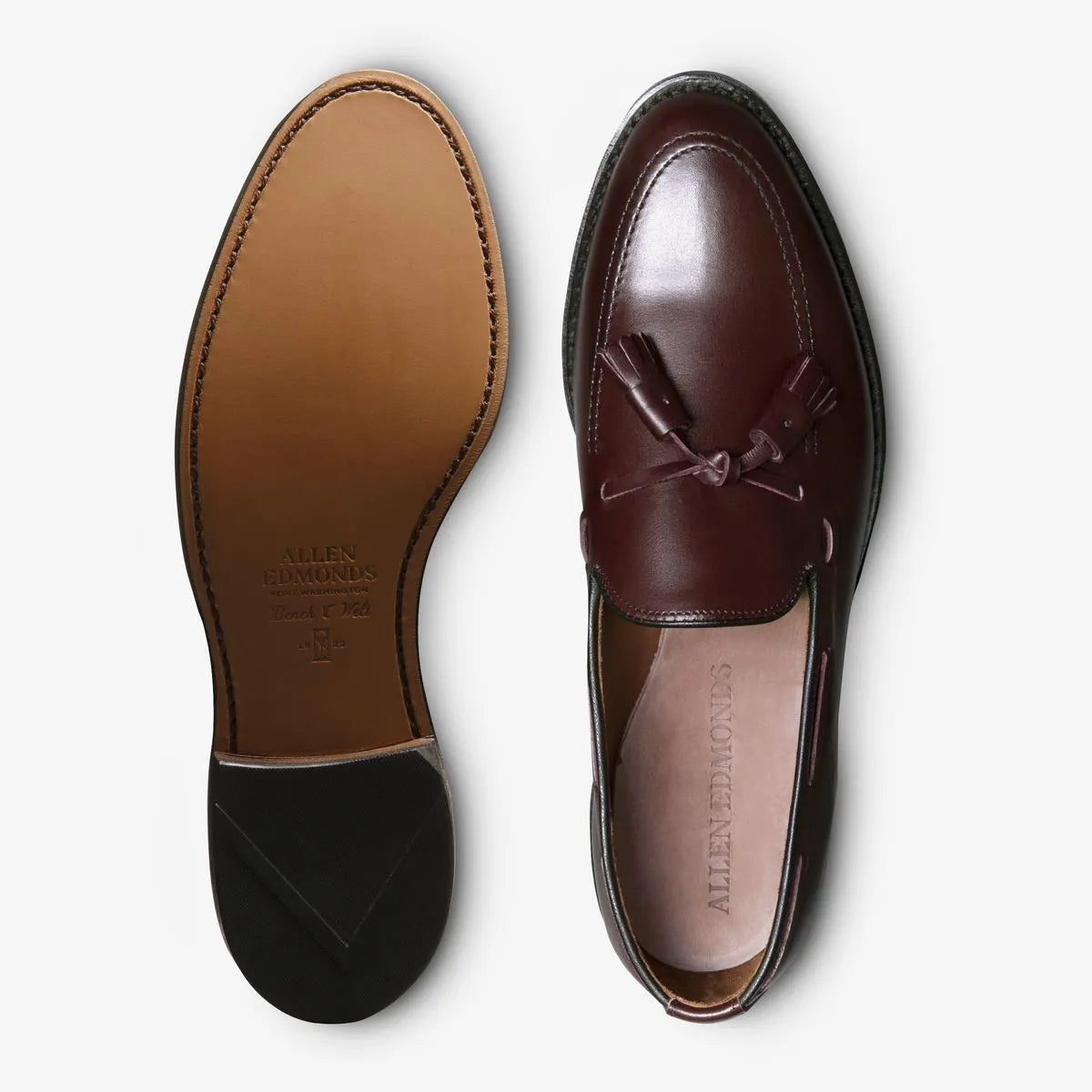 Grayson Tassel Loafer - Burgundy Leather