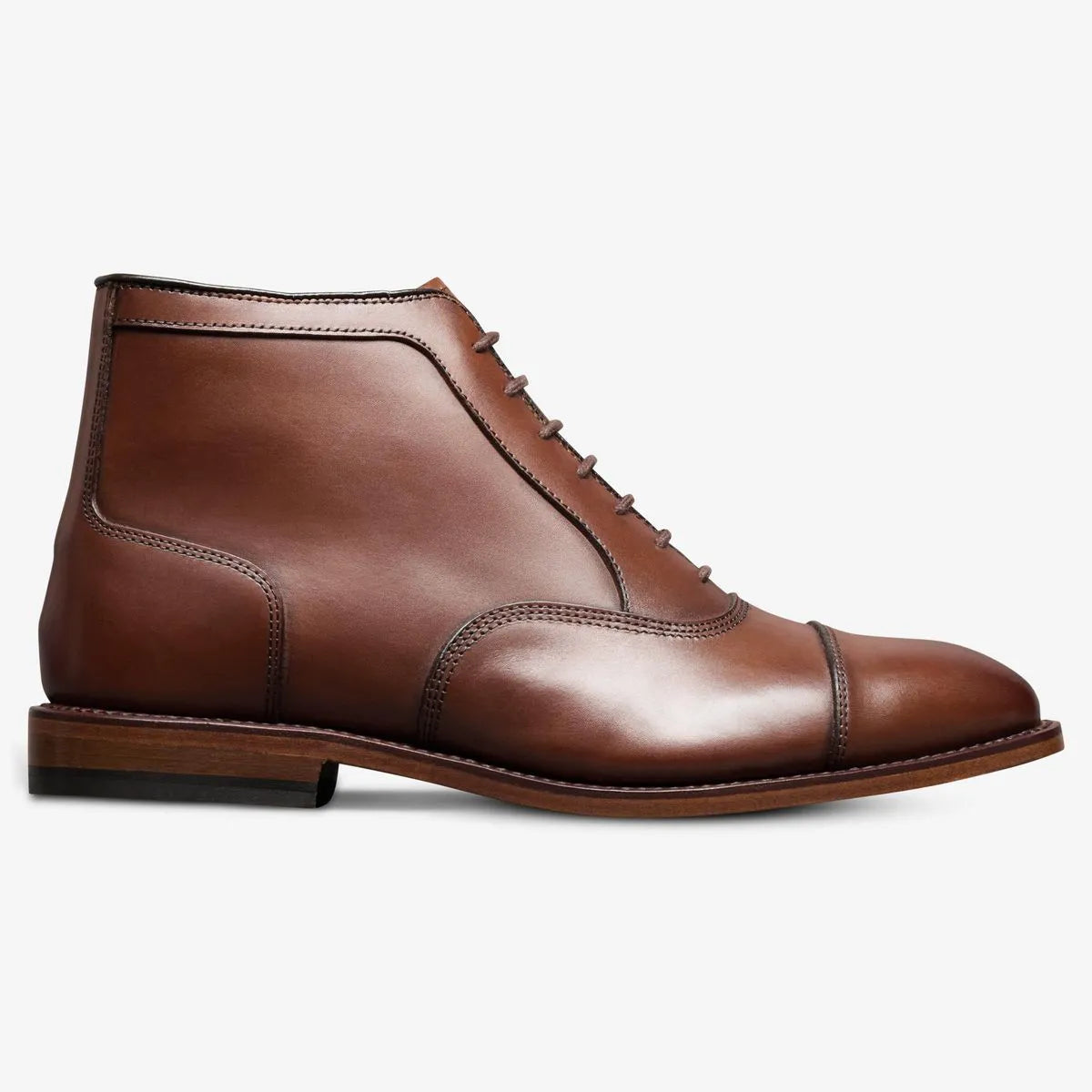 Park Avenue Cap-toe Oxford Dress Boot - Chili Leather