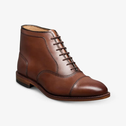 Park Avenue Cap-toe Oxford Dress Boot - Chili Leather