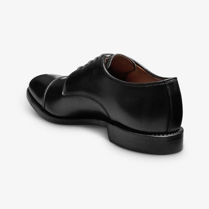 Park Avenue Cap-toe Derby Dress Shoe - Black Leather