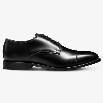 Park Avenue Cap-toe Derby Dress Shoe - Black Leather