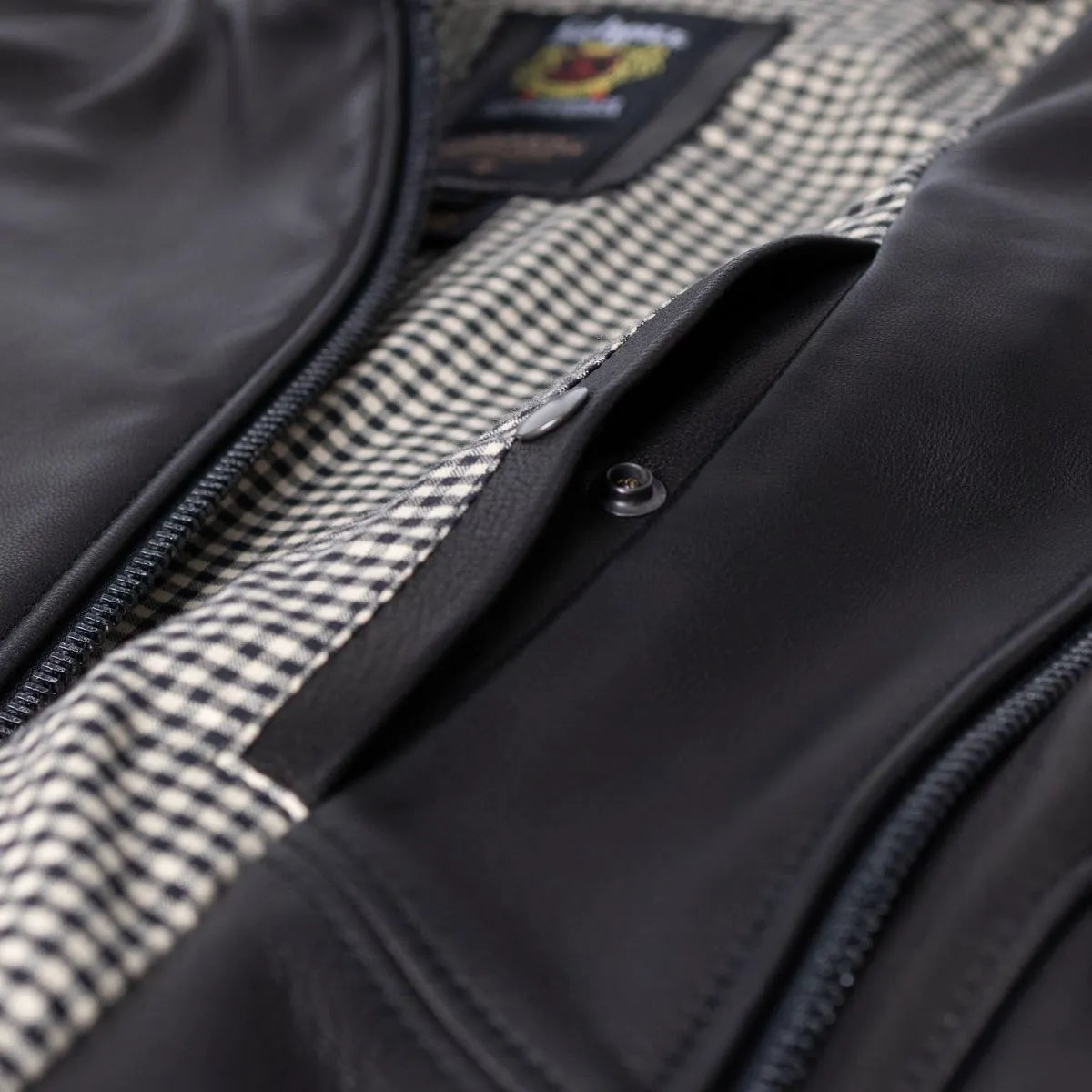 Schott® N.Y.C. X Allen Edmonds Leather Delivery Jacket - Black