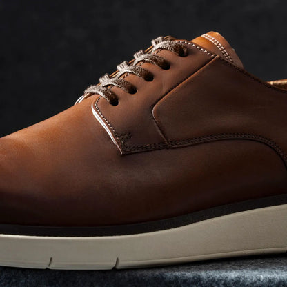 Carson Lace-up Hybrid Derby - Chili Leather