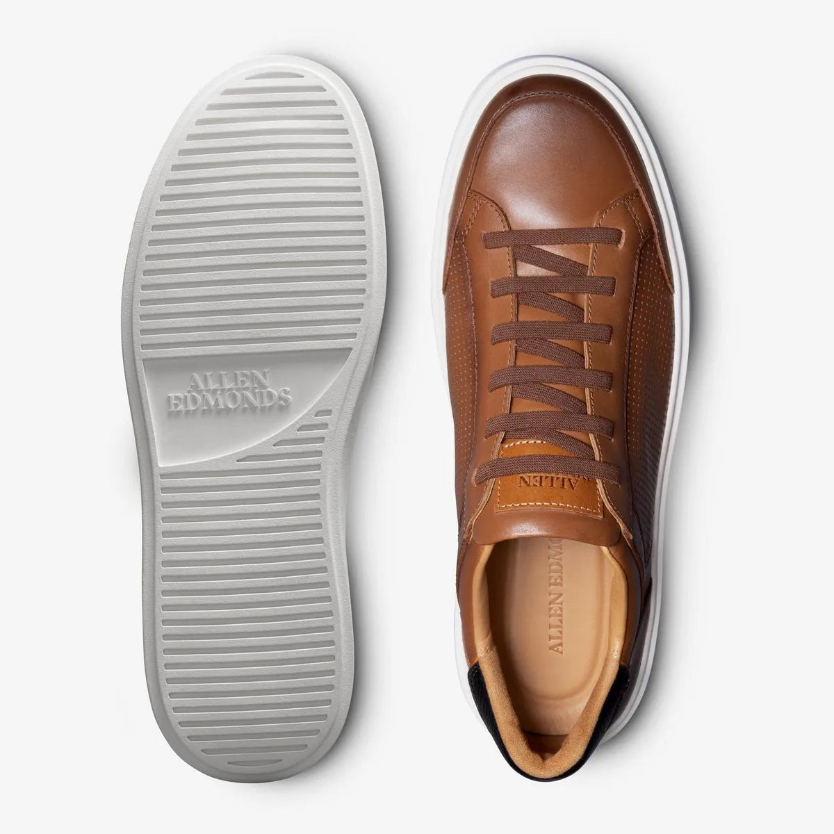 Oliver Slip-on Stretch-lace Sneaker - Luggage Tan Leather