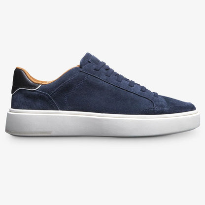 Oliver Slip-on Stretch-lace Sneaker - Navy Suede