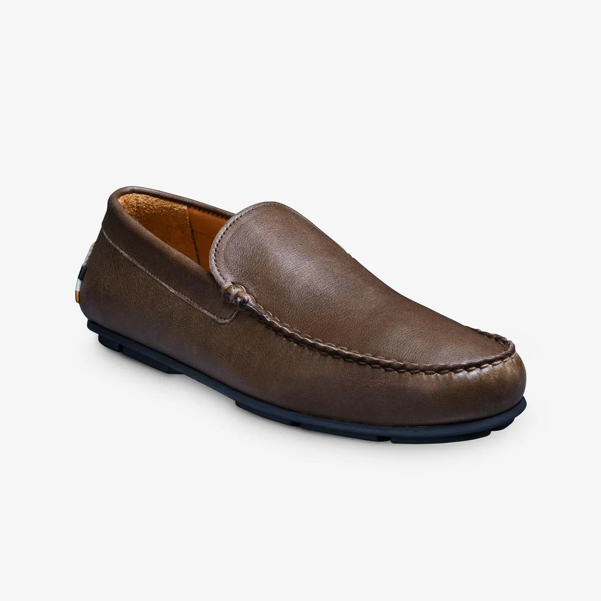 Santiago Driving Loafer - Brown Leather