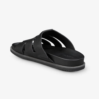 Davis Sandal - Black Leather