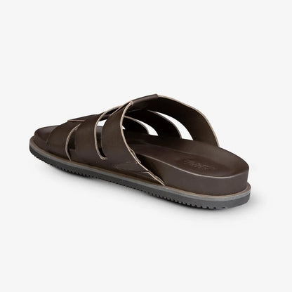 Davis Sandal - Dark Brown Leather