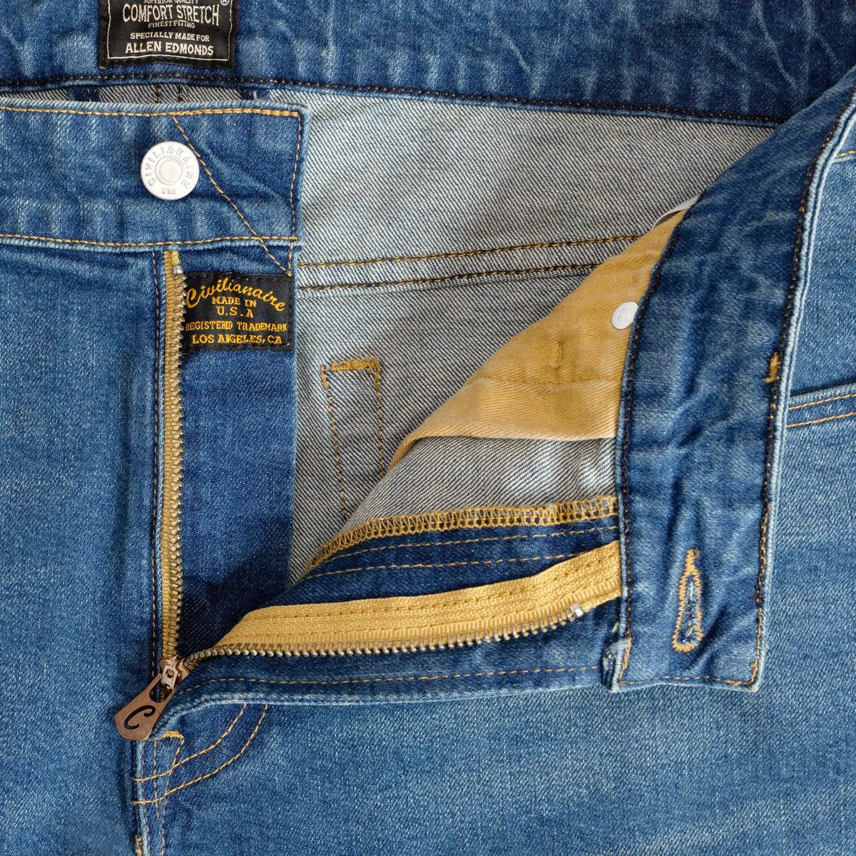 Civilianaire Walker Slim-straight Fit Jeans - Medium Wash