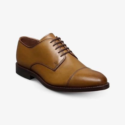 Park Avenue Cap-toe Derby Dress Shoe - Walnut Leather