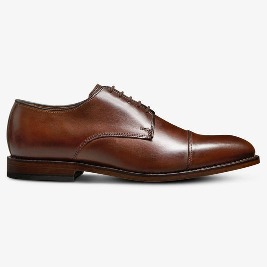 Park Avenue Cap-toe Derby Dress Shoe - Chili Leather
