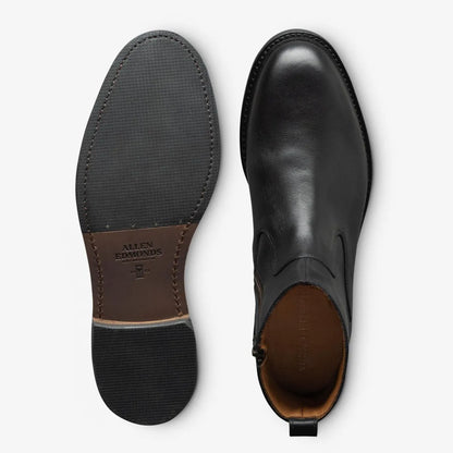 Tompkins Zip-up Boot - Black Leather