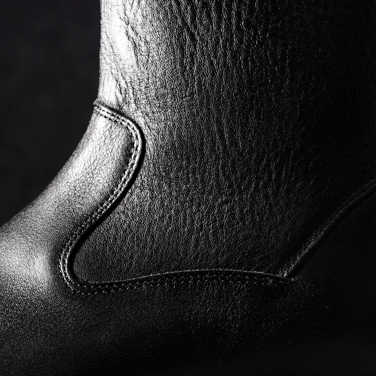 Tompkins Zip-up Boot - Black Leather