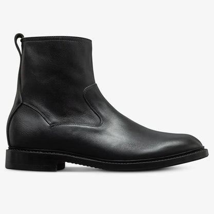 Tompkins Zip-up Boot - Black Leather