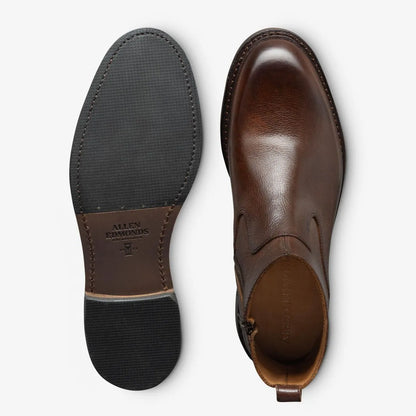 Tompkins Zip-up Boot - Brown Leather