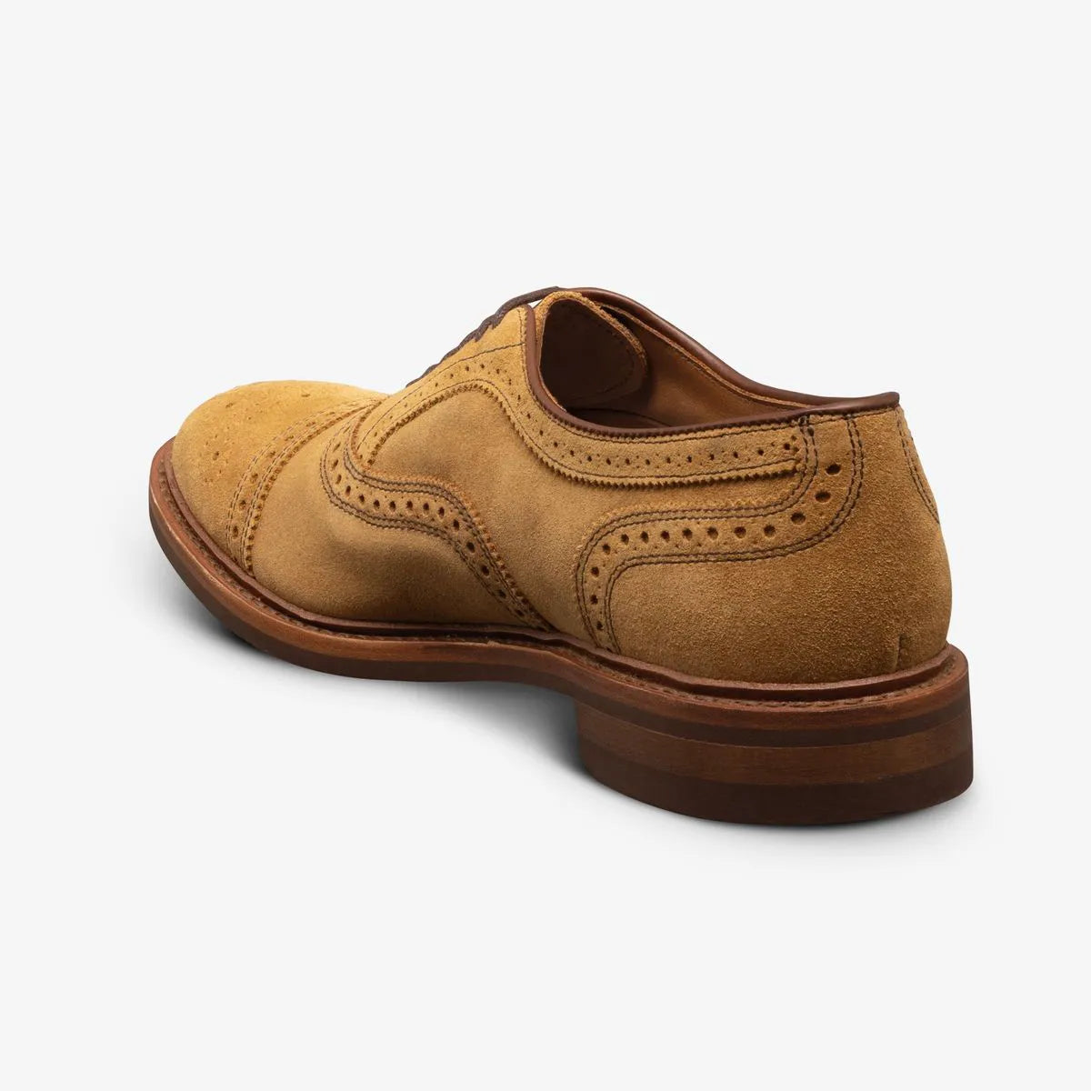 Strandmok Cap-toe Oxford with Dainite Rubber Sole - Wheat Suede
