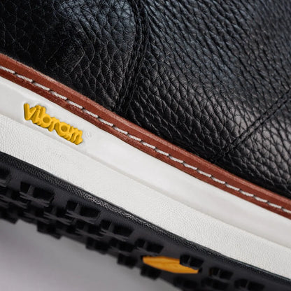 Pines Derby Golf Shoe - Black Leather