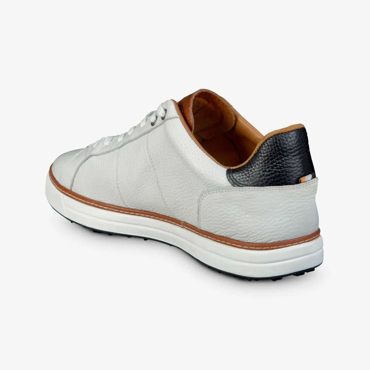 Pines Derby Golf Shoe - White Leather