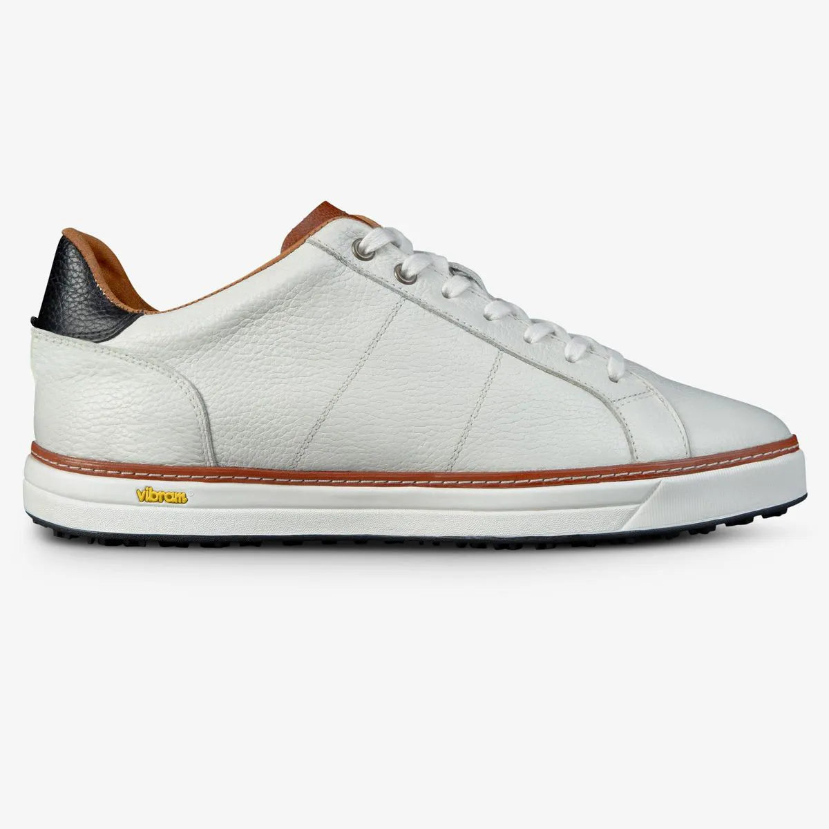 Pines Derby Golf Shoe - White Leather