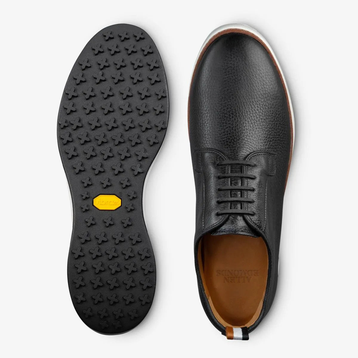 Cypress Derby Golf Shoe - Black Leather