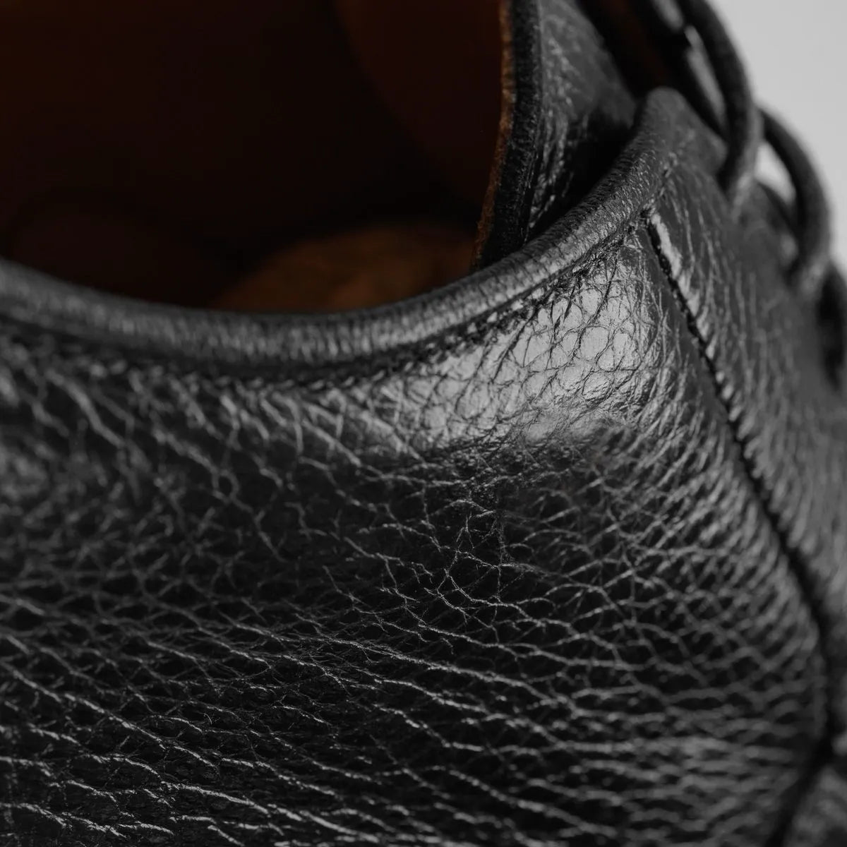 Cypress Derby Golf Shoe - Black Leather