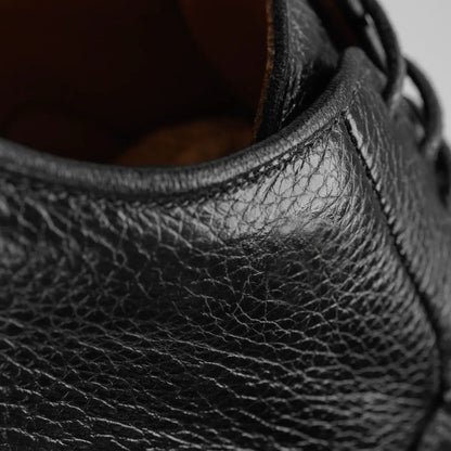 Cypress Derby Golf Shoe - Black Leather