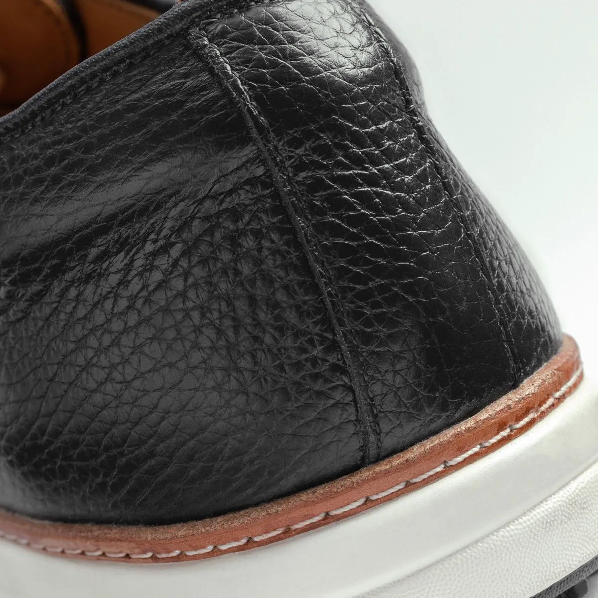 Cypress Derby Golf Shoe - Black Leather