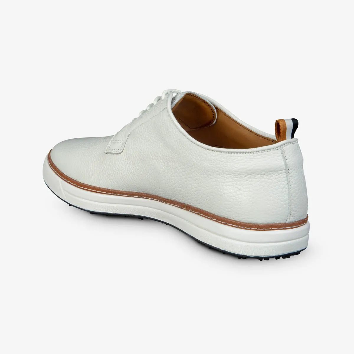 Cypress Derby Golf Shoe - White Leather