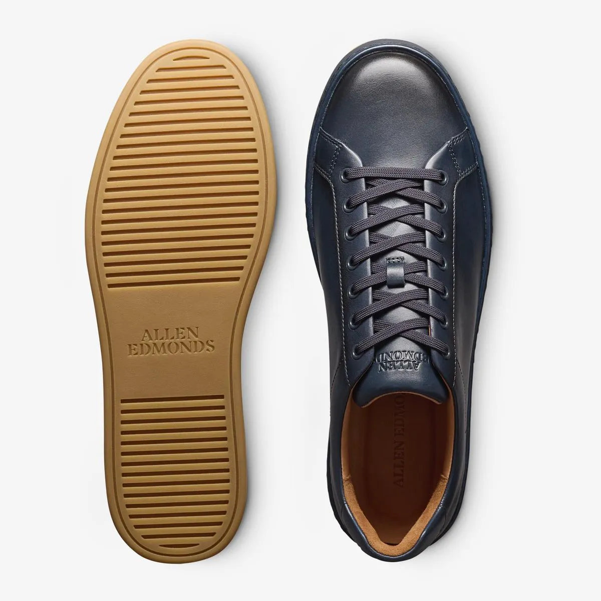 Barnes Lace-up Sneaker - Navy Leather