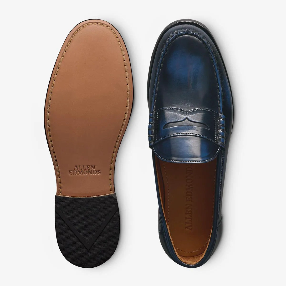 Newman Penny Loafer - Antique Navy Leather