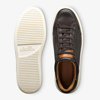 Oliver Slip-on Stretch-lace Sneaker - Espresso Leather