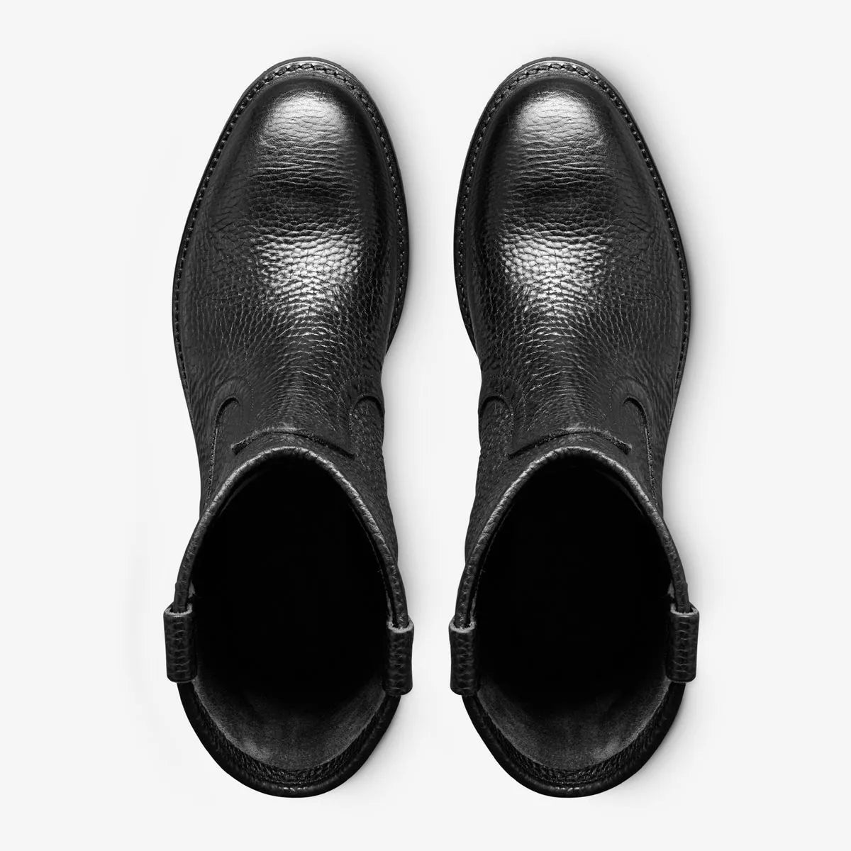 Dallas Roper Boot - Black Leather