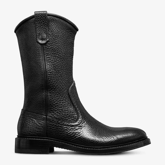 Dallas Roper Boot - Black Leather