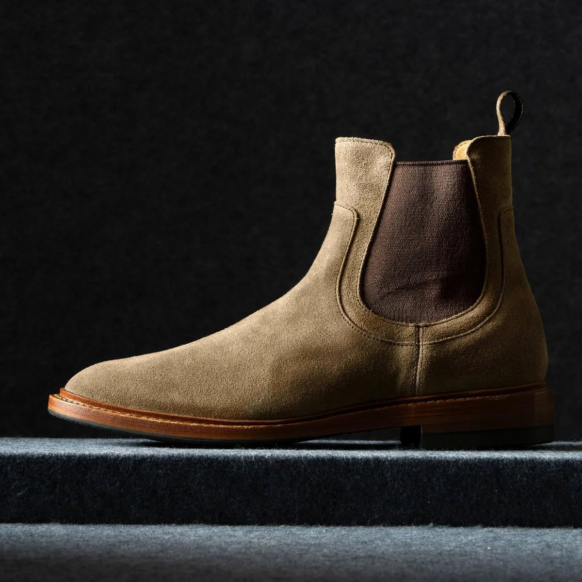 Tanner Weather-ready Chelsea Boot - Tobacco Suede