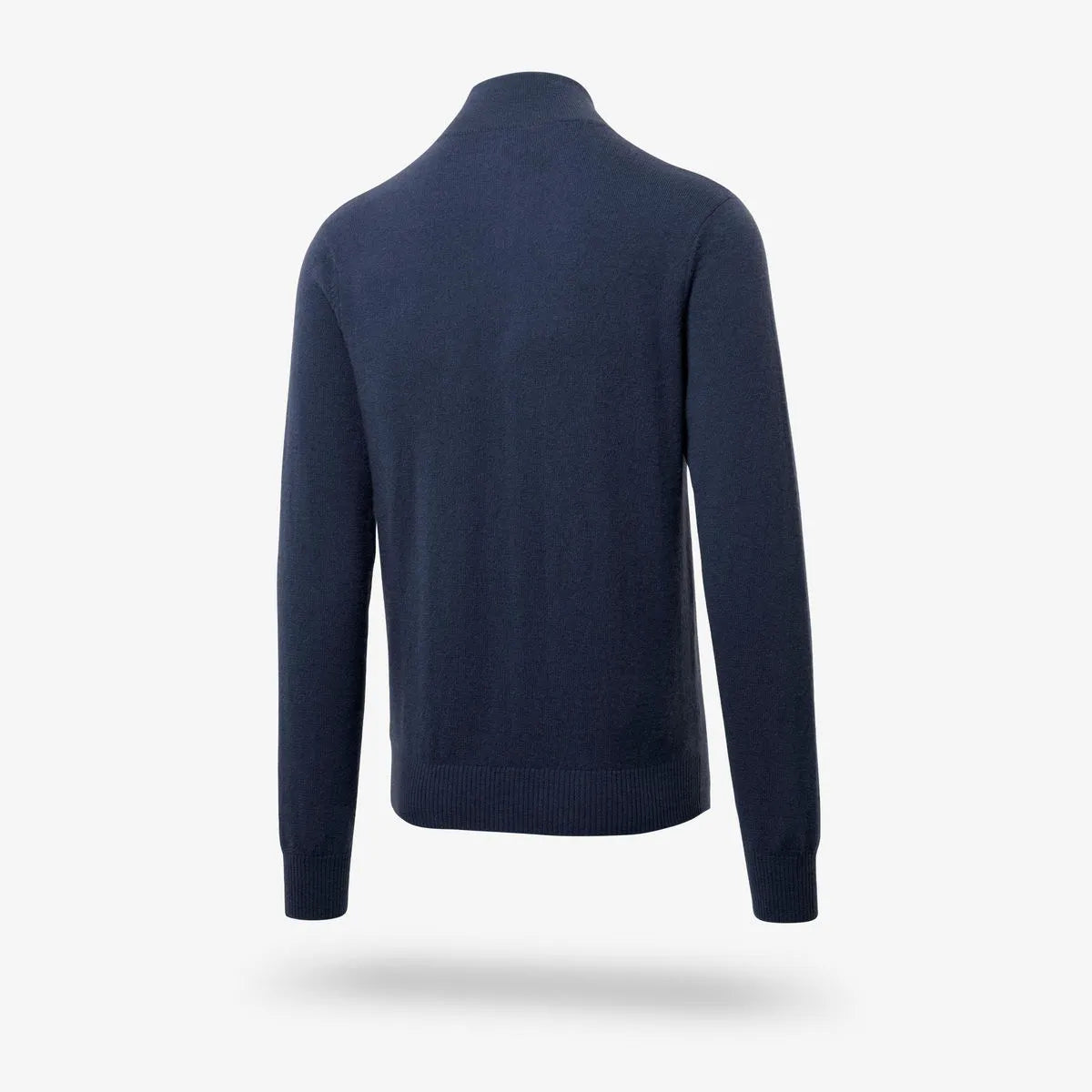 Cashmere Quarter-zip Sweater - Navy
