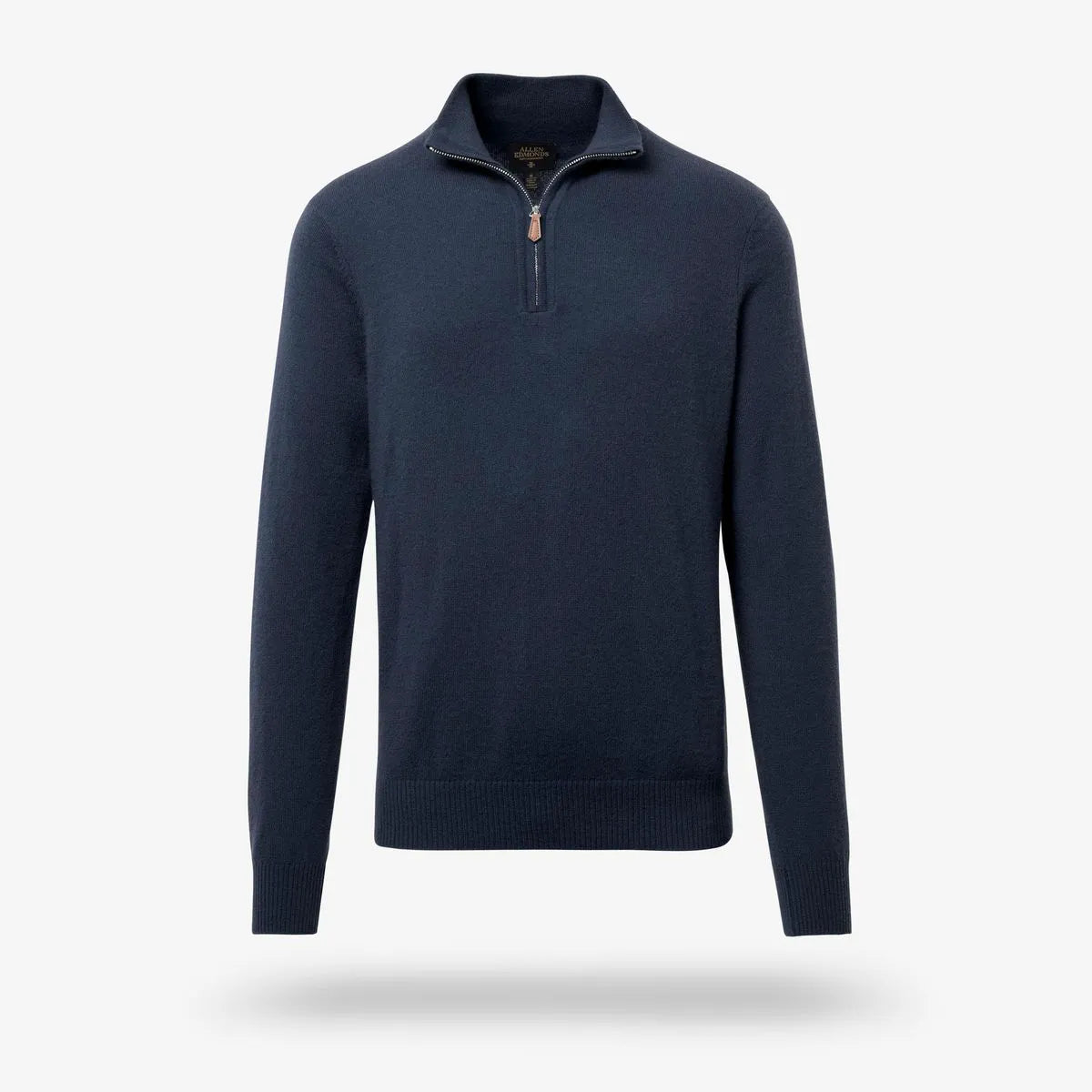 Cashmere Quarter-zip Sweater - Navy