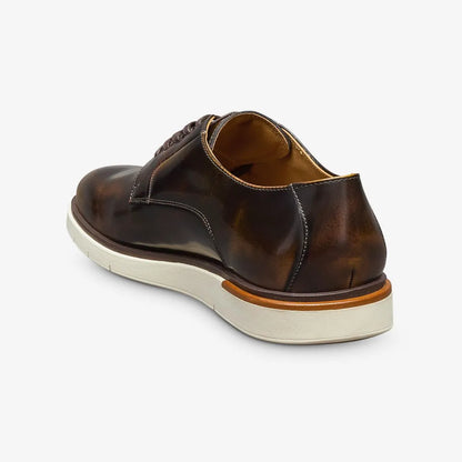 Carson Lace-up Hybrid Derby - Antique Bronze Leather