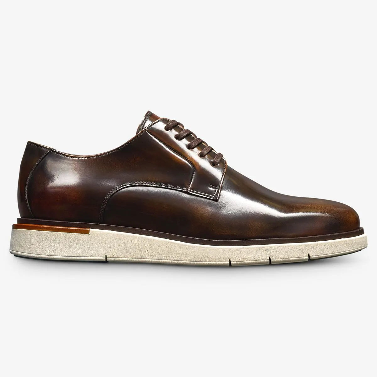 Carson Lace-up Hybrid Derby - Antique Bronze Leather