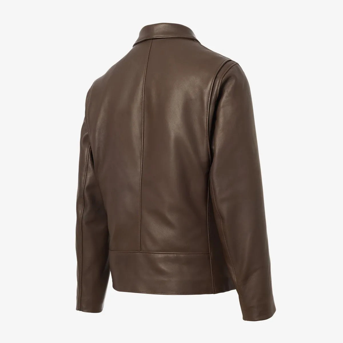 Schott® N.Y.C. X Allen Edmonds Leather Delivery Jacket - Brown