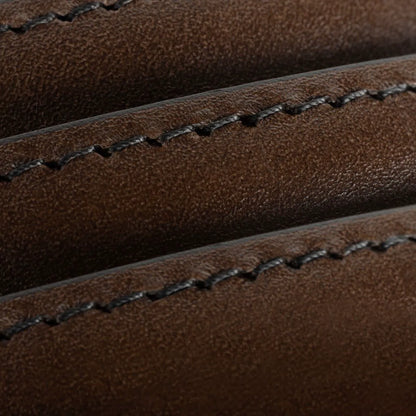 Wide Basic Dress Belt - Espresso Leather