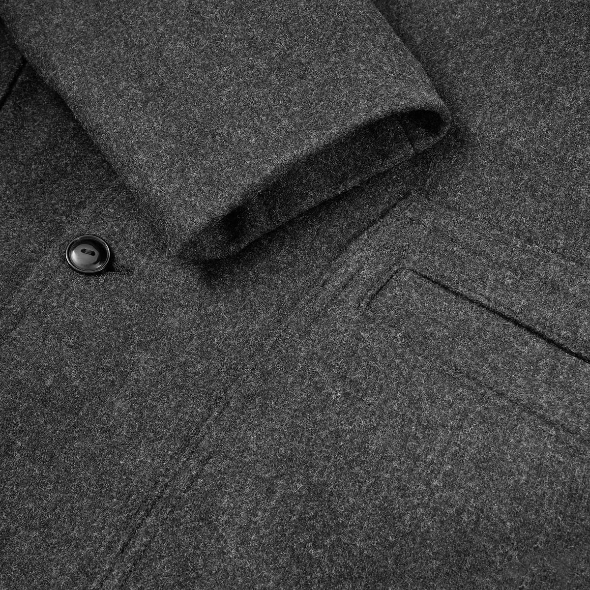 Schott® N.Y.C. Wool Town Coat - Charcoal
