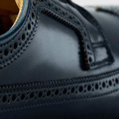 Mason Reserve Wingtip Derby Dress Shoe - Navy Cordovan Leather