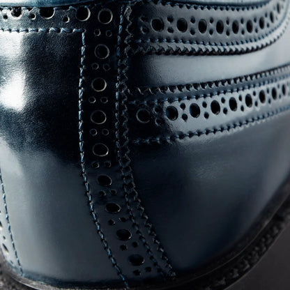Mason Reserve Wingtip Derby Dress Shoe - Navy Cordovan Leather