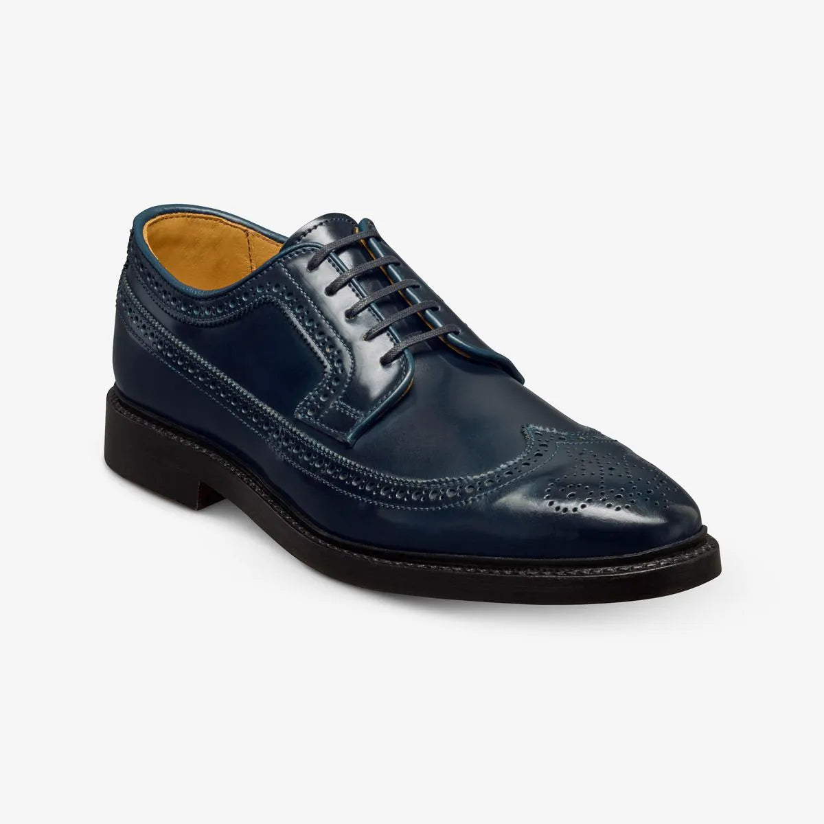 Mason Reserve Wingtip Derby Dress Shoe - Navy Cordovan Leather