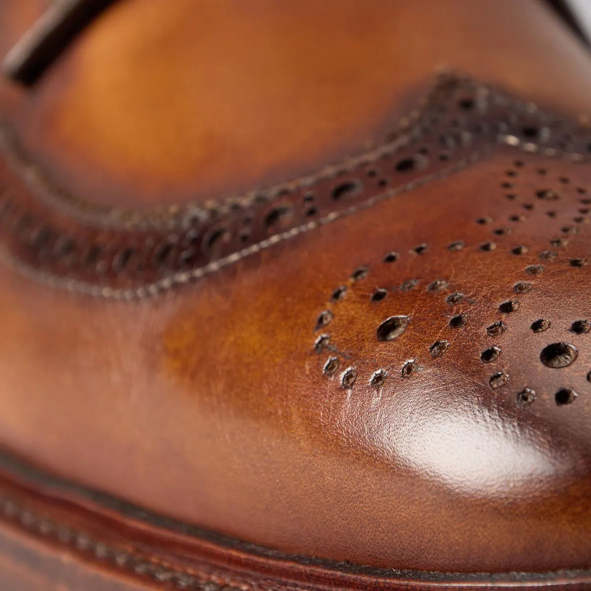 Maddox Reserve Wingtip Dress Boot - Coffee Brown Leather