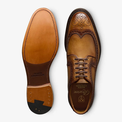 Mason Reserve Wingtip Derby Dress Shoe - Walnut Leather