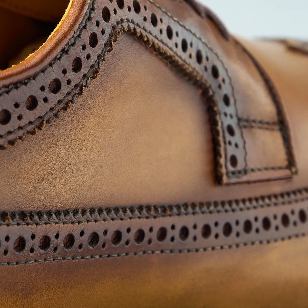 Mason Reserve Wingtip Derby Dress Shoe - Walnut Leather
