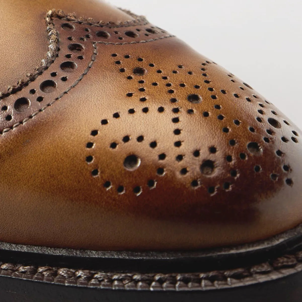 Mason Reserve Wingtip Derby Dress Shoe - Walnut Leather