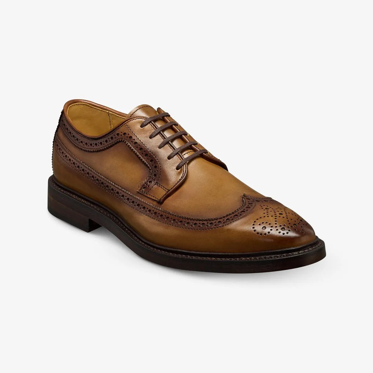 Mason Reserve Wingtip Derby Dress Shoe - Walnut Leather