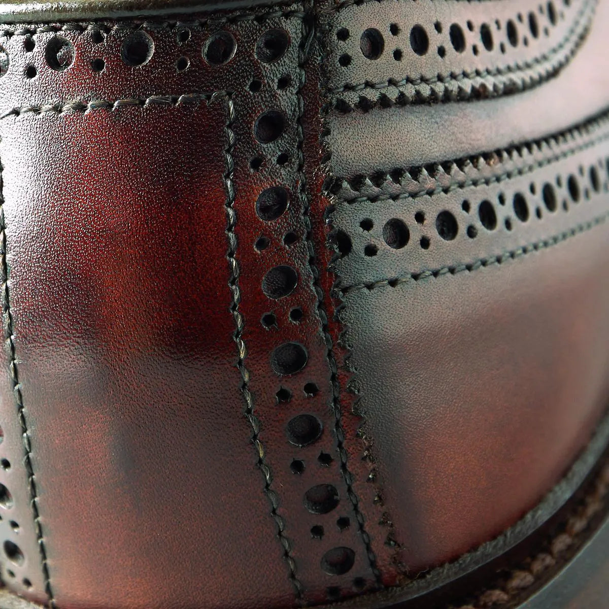 Mason Reserve Wingtip Derby Dress Shoe - Chili Leather